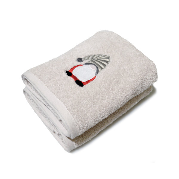 Grey christmas hand towels hot sale